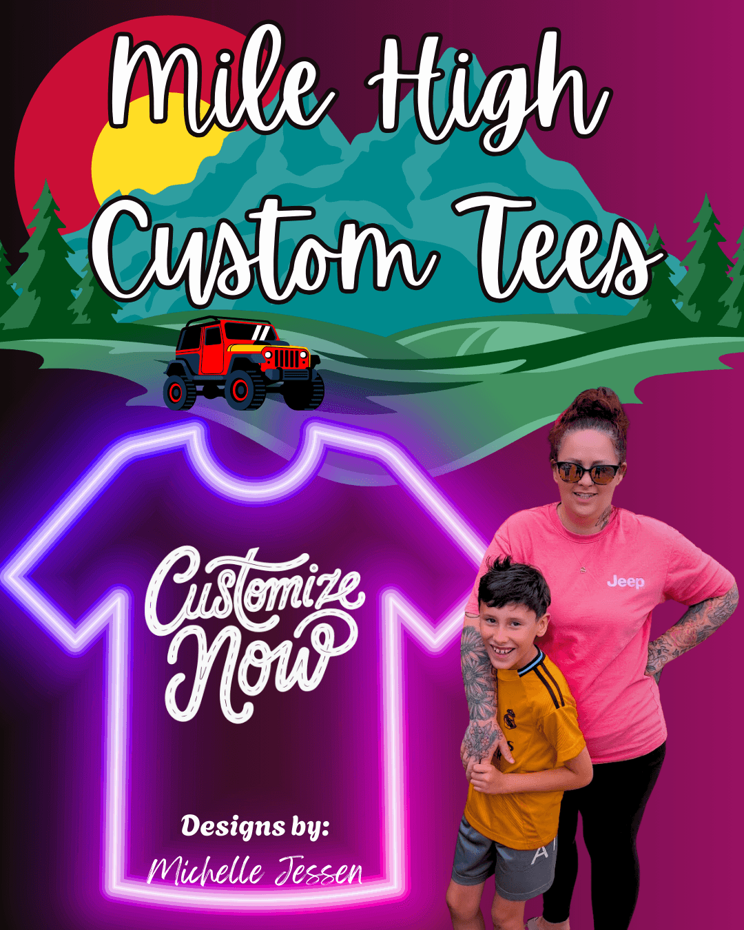 Michelle Jessen - Founder of Mile High Custom Tees