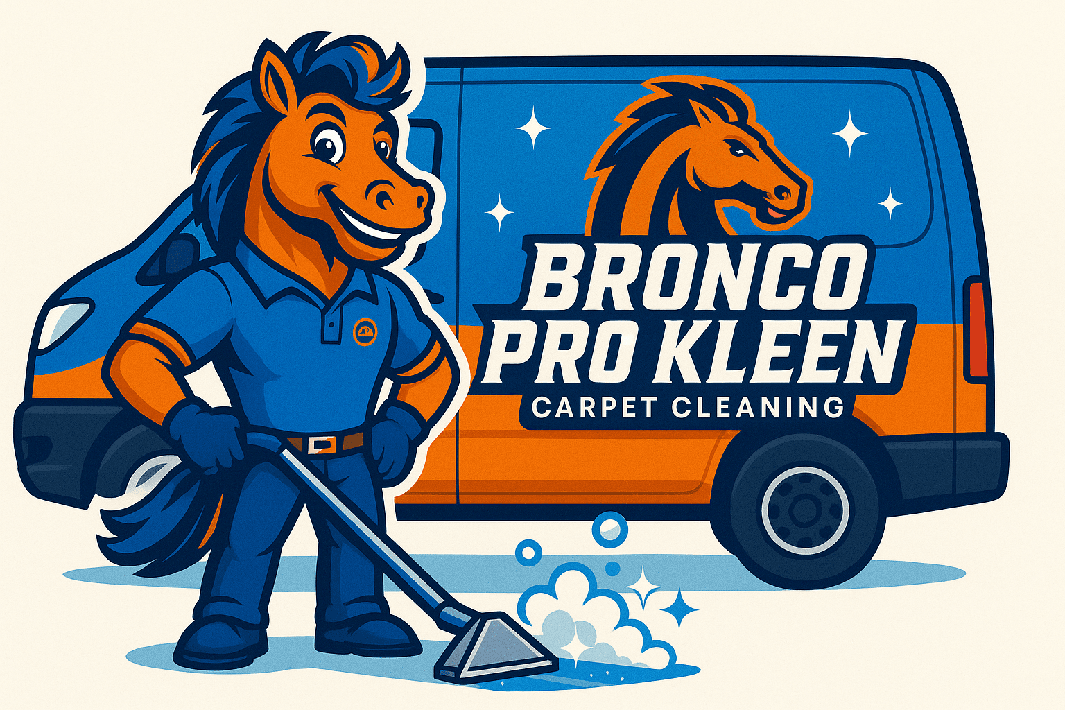 Bronco Pro Kleen - Carpet Cleaning design 2