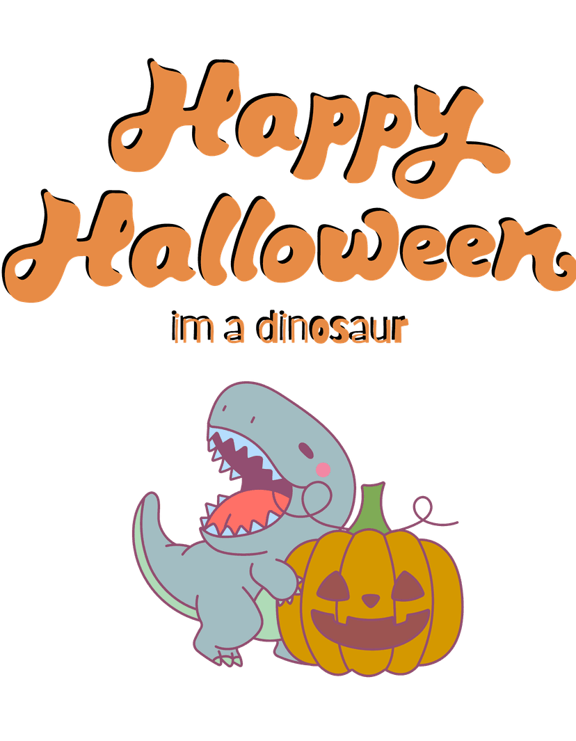 Halloween Dinosaur
