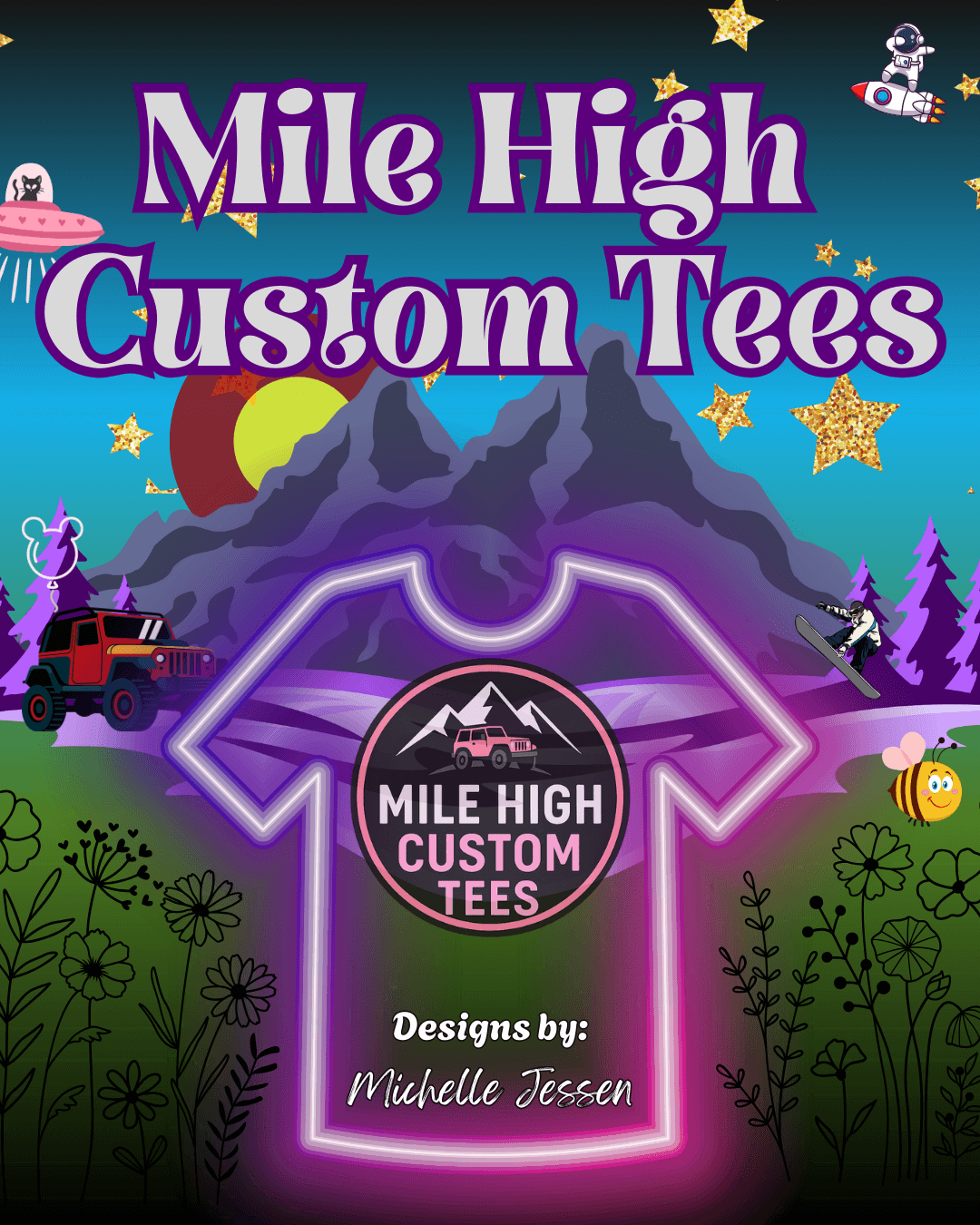 Michelle Jessen - Founder of Mile High Custom Tees