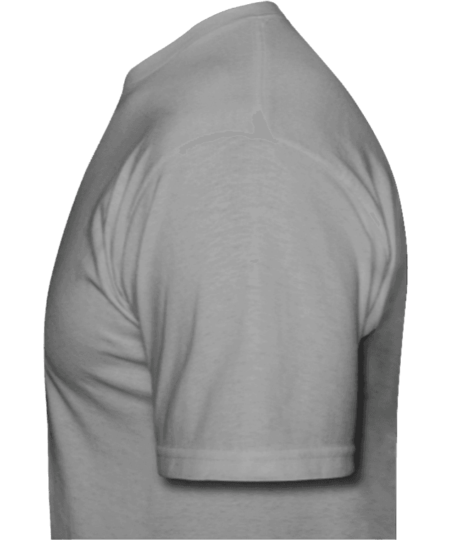 Grey t-shirt left view